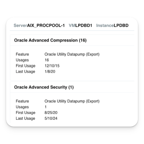 optimize oracle license usage