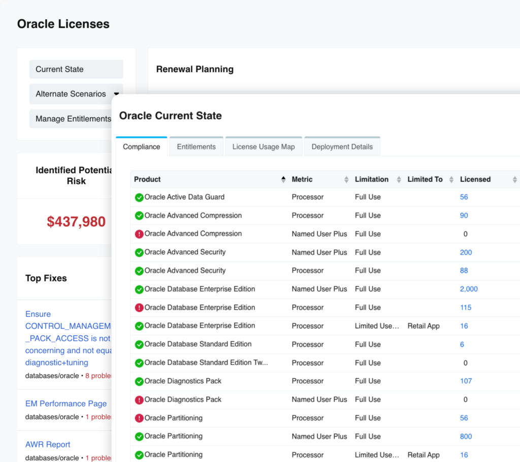 Comprehensive database resource inventory spanning VMware, on-premises, and cloud platforms